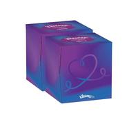 Kleenex Collection Mouchoirs en Papier Boîte Cubique Décorative 3 Épaisseurs, 2 Boîtes, 96 Mouchoirs (2 Paquets de 1)