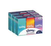 Kleenex Collection Mouchoirs en Papier Mini Compacts 3 Épaisseurs, 18 Boîtes (3 Paquets de 6)
