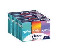 Kleenex Collection Mouchoirs en Papier Mini Compacts 3 Épaisseurs, 24 Boîtes (4 Paquets de 6)
