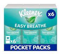 Kleenex Easy Breathe Lot de 6 mouchoirs de poche