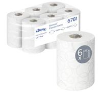 Kleenex Essuie-mains Roulés 6781, Essuie-mains en papier, 6x100m