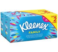 Kleenex Family Set de 2 Boîtes de Mouchoirs Maxi Format