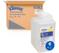 Kleenex® Gel hydro alcoolique hydratant pour les mains - Cartouche de 1 L