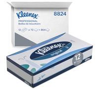 Kleenex Mouchoirs 8824, 3 Épaisseurs, Mouchoirs Papier Boîte, 12x72