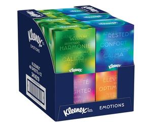 KLEENEX - Mouchoirs boîte cubique Collection (12 boites de 48 mouchoirs) - idéal pour décorer votre intérieur