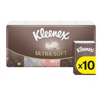 Kleenex Mouchoirs Ultra Soft - 10 paquets de 7 mouchoirs