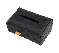 Kleenex Support décoratif pour véhicule, distributeur de mouchoirs à motif écossais pour voiture, porte-serviettes étanche, support de mouchoirs de voiture, en cuir PU, boîte à mouchoirs universelle