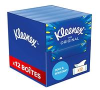 Kleenex – Mouchoirs en papier THE ORIGINAL – Lot de 12 boîtes