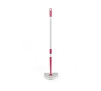 Kleeneze Balai Nettoyage Pour la Douche, Balai Nettoyeur Tout-en-Un, Poignée Extensible, Tête Pointue pour nettoyer les joints, Parfait pour les Salles de Bains, Gris/Rose, KL076533EU7