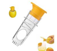 KLEHOPE Presse Citron Manuel, Mini Presse Agrumes, Mini Presse Citron avec Buse, Plastique ABS, pour Jus Citrons, Mandarines, Oranges