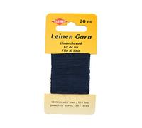 Kleiber 11.8 x 6.2 x 0.4 cm Fil de Lin, Bleu Marine