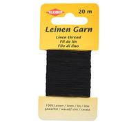 Kleiber 11.8 x 6.2 x 0.4 cm Fil de Lin, Noir