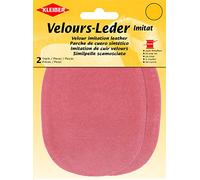 Kleiber 12.5 x 10 cm Patchs à Coudre Simili Daim pour Genoux/Coudes ovales, Rose Saumon