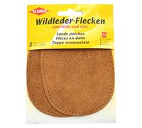 Kleiber 12 x 10 cm Patch Daim Cuir Ovale, 1 Paire, Marron