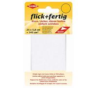 Kleiber Ruban nylon de réparation 145 cm² autocollant rapide Blanc cassé 25 x 5,8 x 0,02 cm