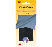 Kleiber 30471 Patch flexible, patch élastique, à découper et à repasser en intérieur, 10 x 20 cm, jean foncé