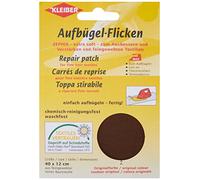 Kleiber Patch thermocollant coton 40 x 12 cm – pour textiles à mailles fines, marron foncé
