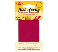 Kleiber Kit de réparation 43077 Flick + fertig Autocollant en nylon rouge clair 25 x 6 x 0,02 cm