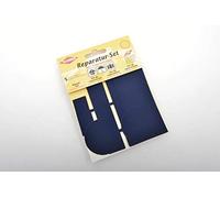 Kleiber 5-Pièces Set Patchs Autocollant Nylon pour réparer vêtements, Bleu foncé