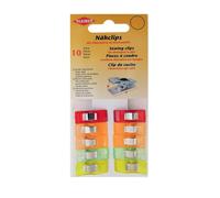 Kleiber 70099 Clips de couture en plastique multicolores - maintien stable pour tissus épais