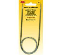 Kleiber + Co. GmbH Aiguille à tricoter circulaire, métal, gris, 3,5 mm