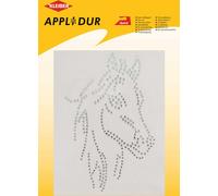 KLEIBER Application strass XL "Tête de cheval 1" 90 x 145 mm