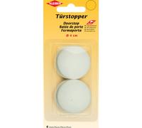 KLEIBER Butoir de porte plastique blanc Diamètre : 40 mm Hauteur : 10 mm 4 pièces