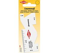 Kleiber + Co. GmbH 35203 Mesure de l'ourlet en plastique Blanc 10 x 4 cm