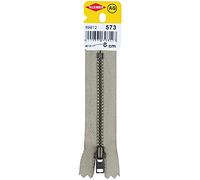 Kleiber + Co.GmbH 69812 Fermeture Éclair avec rail en métal Beige 2,5 cm x 8 cm x 5 mm