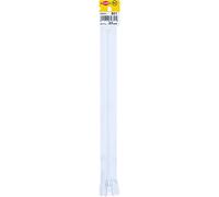 Kleiber + Co.GmbH 69853 Fermeture éclair avec glissière en plastique Blanc 2,5 cm x 22 cm x 4 mm