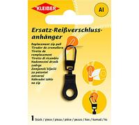 Kleiber + Co. GmbH 69856 Remorque Fermeture Éclair Métal Noir 40 x 11,5 mm