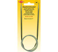 Kleiber + Co. GmbH Aiguille à tricoter circulaire, métal, gris, 4,5 mm