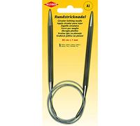 Kleiber + Co. GmbH Aiguille à tricoter circulaire, métal, gris, 7 mm