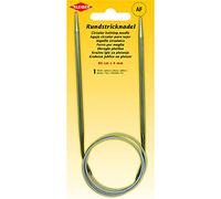 Kleiber + Co. GmbH Aiguille à tricoter circulaire, métal, gris, 80 cm x 4 mm