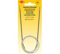 Kleiber + Co. GmbH Aiguilles à tricoter circulaires en métal gris - 80 cm x 2,5 mm - 69951