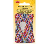 Kleiber + Co. GmbH Nähzopf, Nähnadel und Einfädler Tresse Coudre et enfile-Aiguille, Polyester, coloré, 60 cm