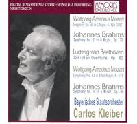 Kleiber Conducts Mozart: Symphonies 33 (1996) & 36 (1987); Brahms Symphonies 2 (1987) & 4 (1996); Beethoven: Coriolan Overture (1996) [BOX SET]