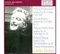 Kleiber Conducts Mozart: Symphony 33 & 36; Brahms: Symphony 2; Strauss 'Ein Heldenleben', Op.40 / 2CDs