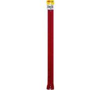 KLEIBER Fermeture éclair, plastique, longueur: 300 mm, rouge