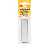 kleiber kleiber ourlet thermocollant, 38 mm x 3 m, blanc noir noir Noir