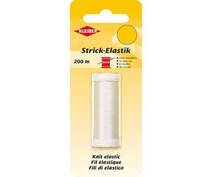 Kleiber Knit elastic 200m White, Synthetic Material, 14 x 6 x 2 cm