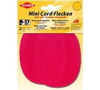 KLEIBER Mini patch thermocollant fin velours côtelé 110x85 mm rouge G