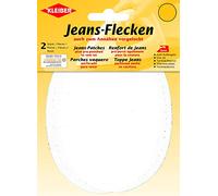 Kleiber Original Patchs Denim Blanc 9,9 x 12,7 cm/10 x 13 cm, 2 pièces