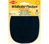 Kleiber Patch À Coudre En Daim, 125 X 100 Mm, Bleu Foncé