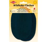 Kleiber Patch À Coudre En Daim, 155 X 100 Mm, Bleu Foncé