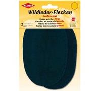 KLEIBER Patch à coudre en daim, 155 x 100 mm, bleu foncé G
