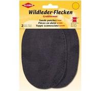 Kleiber Grands Patchs en Daim à Coudre/Pantalon/Manches, Gris