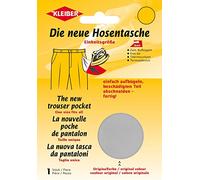 Kleiber Patch Poche Pantalon thermocollant, Gris Clair