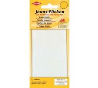 KLEIBER Patch thermocollant pour jeans, 170 x 150 mm, blanc Blanc G