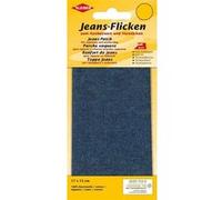 KLEIBER Patch thermocollant pour jeans, 170 x 150 mm, bleu Bleu G